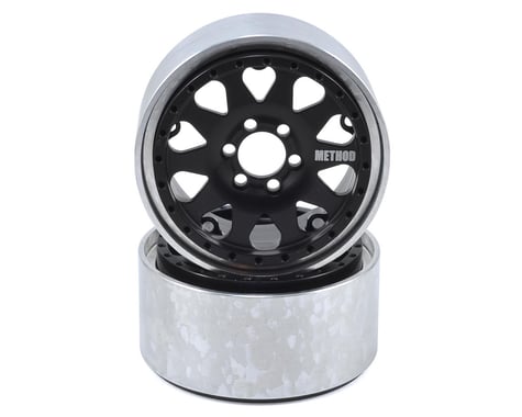 Vanquish Products Method 101 2.2" Beadlock Crawler Wheel (Black) (2) (1.2 Wide)