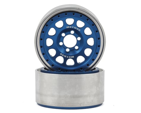 Vanquish Products Method 105 2.2" Wheel (Blue/Silver) (2) (1.2" Wide)