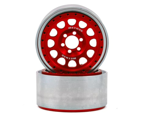 Vanquish Products Method 105 2.2" Wheel (Red/Black) (2) (1.2" Wide)
