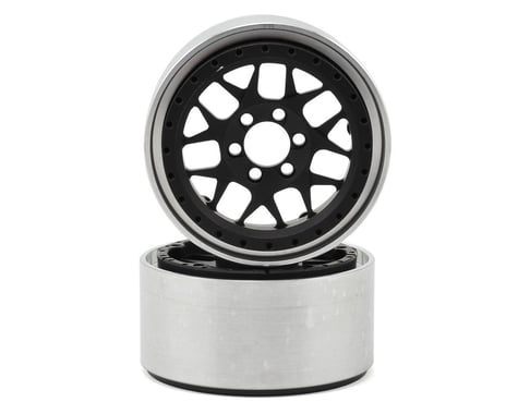 Vanquish Products KMC XD127 2.2" Wheel (Black/Black) (2) (1.2" Wide)