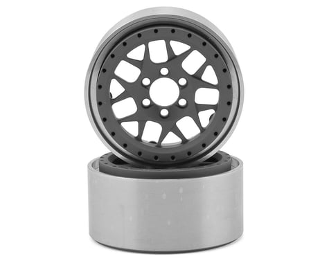 Vanquish Products KMC XD127 Bully 2.2" Wheel (Grey/Black) (2) (1.2" Wide)
