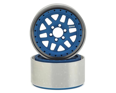 Vanquish Products KMC XD229 Machete 2.2 Beadlock Wheels (2) (Blue/Black)