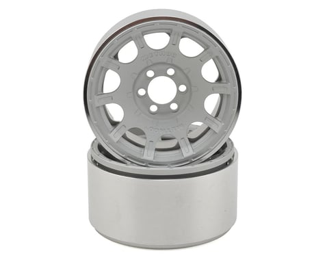 Vanquish Products Method Roost 2.2" Beadlock Wheels (2) (Silver) (1.2" Wide)