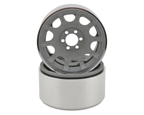 Vanquish Products Method Roost 2.2" Beadlock Wheels (2) (Grey) (1.2" Wide)