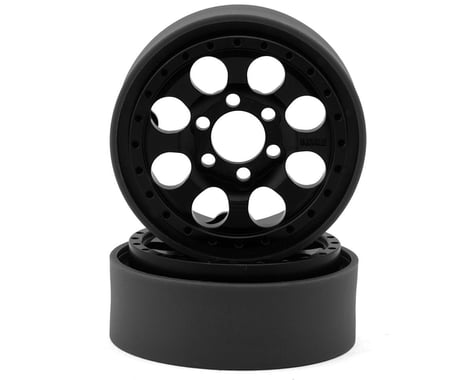 Vanquish Products KMC KM237 Riot 1.9" Beadlock Crawler Wheels (Black) (2)