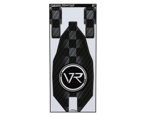 Vision Racing Team Associated B7 Chassis Protector (Carbon) (Standard)