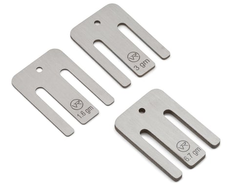 Vision Racing Team Associated B7 Steel Front Bulkhead Shim Set (3)