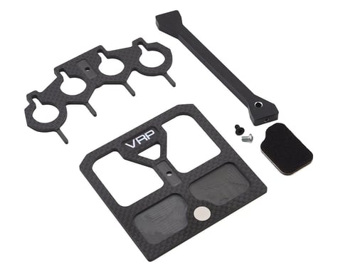 VRP 1/10 Carbon Fiber V2 Shock Stand w/Parts Tray & Storage Pouch