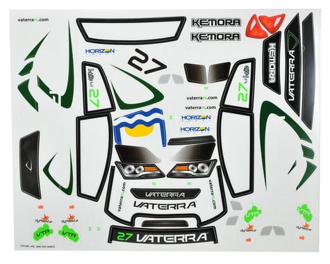 Vaterra Kemora Rally Cross Sticker Sheet