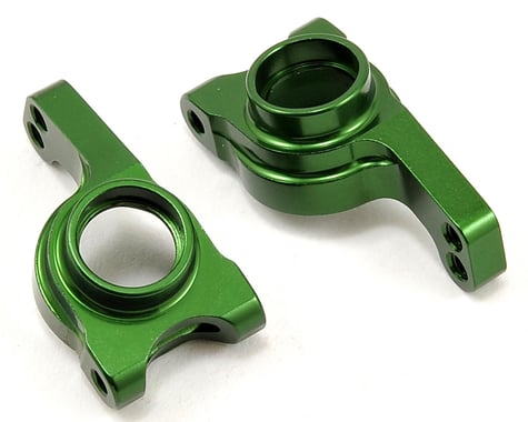 Vaterra Aluminum Rear Hub Set (Green) (2)