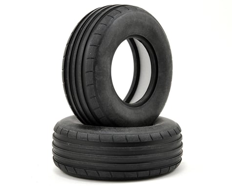 Vaterra Ribbed Front Tire w/Foam (2) (Soft)