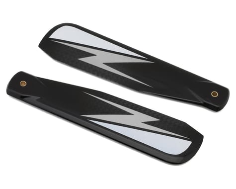 Vulcan Rotors 105mm Carbon Fiber Tail Blade Set (Silver)