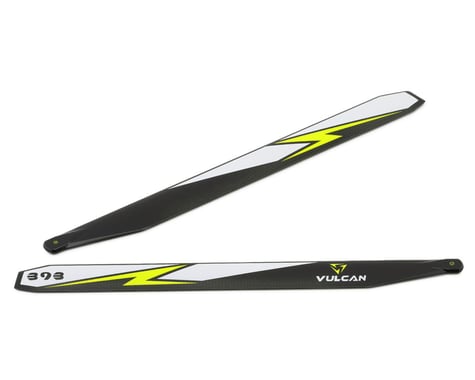 Vulcan Rotors 393mm Carbon Fiber Main Blade Set (Yellow)