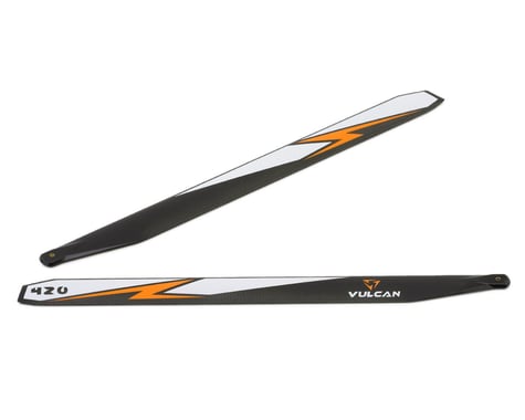 Vulcan Rotors 420mm Carbon Fiber Main Blade Set (Orange)