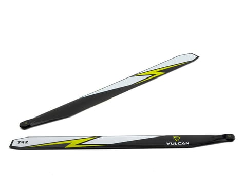 Vulcan Rotors 742mm Carbon Fiber Main Blade Set (Yellow)