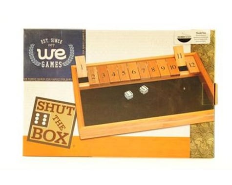 Wood Expressions 497112 Shut-The-Box: 12 Number Dice Game
