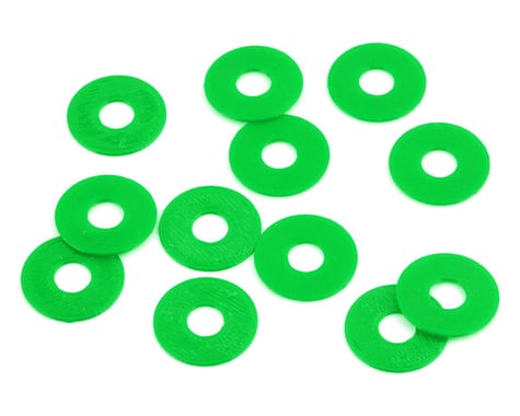 Webster Mods 1/10 Scale Protective Body Washers (12) (Green)
