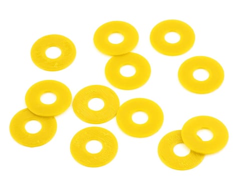 Webster Mods 1/10 Scale Protective Body Washers (12) (Yellow)