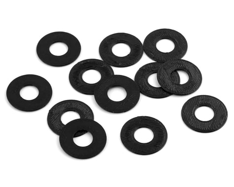 Webster Mods 1/8 Scale Protective Body Washers (12) (Black)