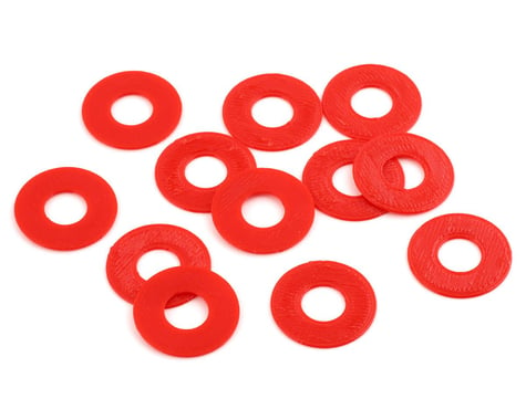 Webster Mods 1/8 Scale Protective Body Washers (12) (Red)