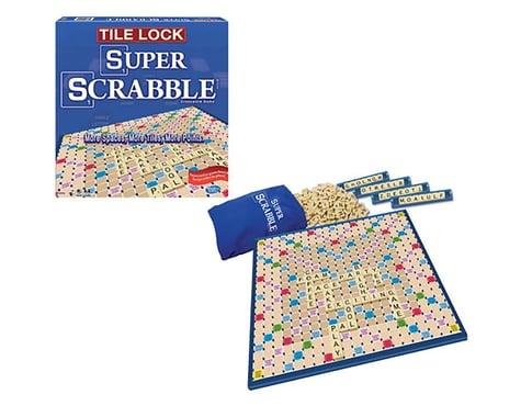 Winning Moves 1159 Tile Lock Super Scrabble