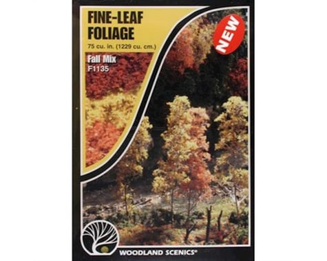 Woodland Scenics Fine Leaf Foliage, Fall Mix/75 cu. in.