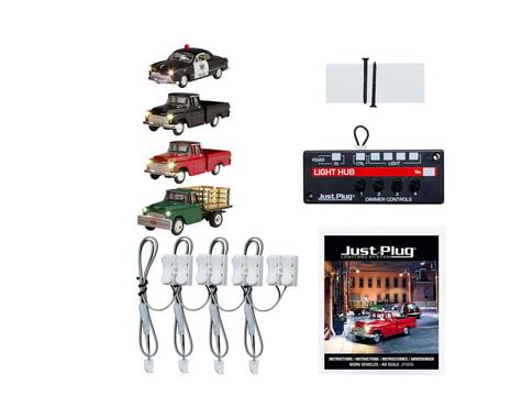 Woodland Scenics HO Scale Value Pack: Work Vehicles w/Light Hub