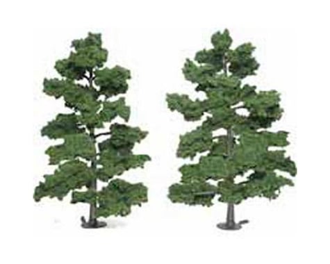Woodland Scenics Ready-Made Tree, Medium Green 8-9" (2)