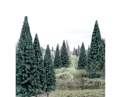 Woodland Scenics Ready Made Trees Value Pack, Blue Spruce 4-6" (13)
