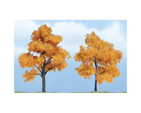 Woodland Scenics Premium Fall Maple Tree, 3"/2.5" (2)