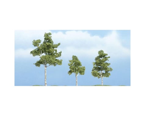 Woodland Scenics Premium Paper Birch Tree, 3"/2"/1.50" (3)
