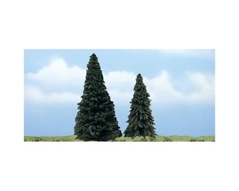 Woodland Scenics Premium Evergreen Tree, 4-5" (2)