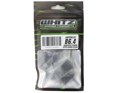 Whitz Racing Products HyperLite AE RC10B6.4 Titanium Upper Screw Kit