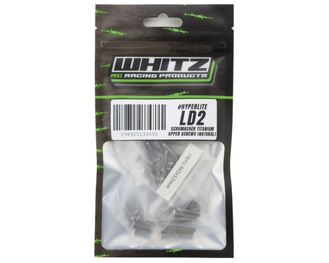 Whitz Racing Products HyperLite Schumacher Cougar LD2 Titanium Upper Screw Kit