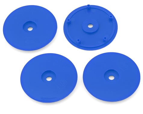 Whitz Racing Products 1/10 Whiplash Wheel Covers (Blue) (4)