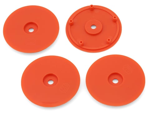 Whitz Racing Products 1/10 Whiplash Wheel Covers (Orange) (4)