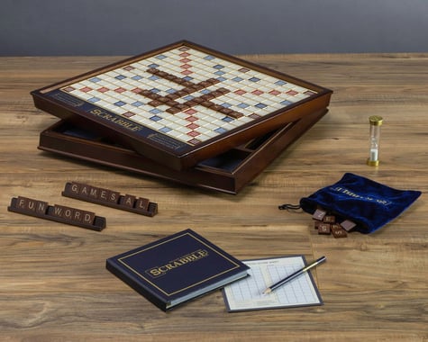 WS Games Company Scrabble Deluxe Edition