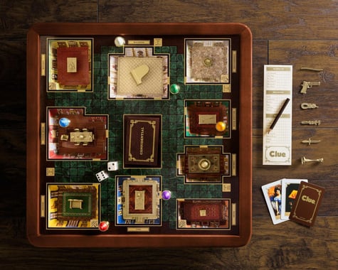 WS Games Company Clue Luxury Edition Board Game