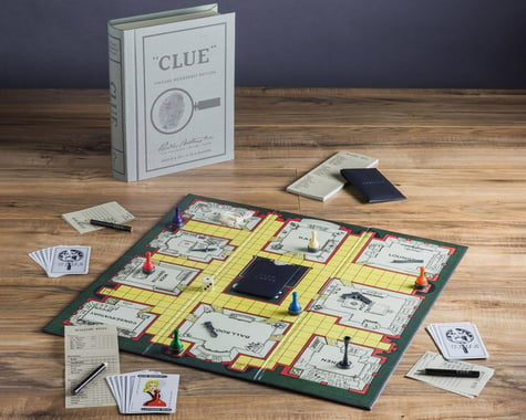 WS Games Company Clue Vintage Bookshelf Edition