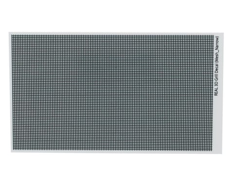 WRAP-UP NEXT REAL 3D Grille Decal (Grid-Mesh-Thin) (130x75mm)