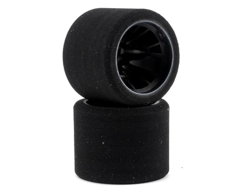 Xceed RC "Enneti" 1/12 Carbon Carpet Rear Tires (2) (Carbon Black) (35 Shore)