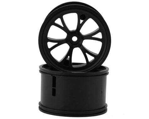 eXcelerate Super V Drag Racing Rear Wheels (Black) (2) (Narrow) w/12mm Hex