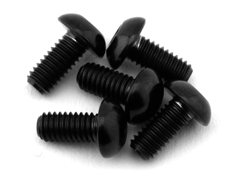 eXcelerate Titanium Button Head Screw (Black) (5) (3x6mm)