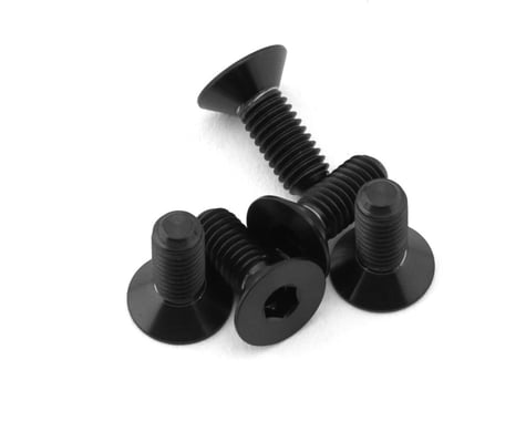 eXcelerate Titanium Flat Head Screw (Black) (5) (3x8mm)