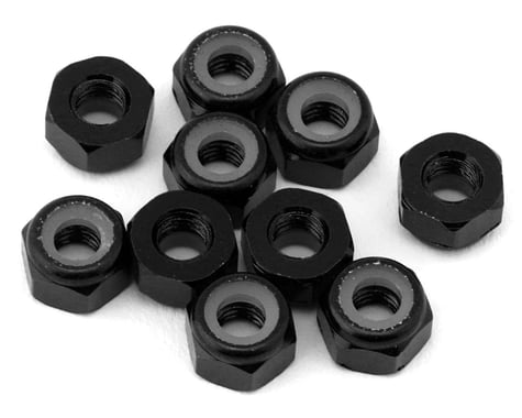 eXcelerate 3mm Aluminum Lock Nuts (Black) (10)