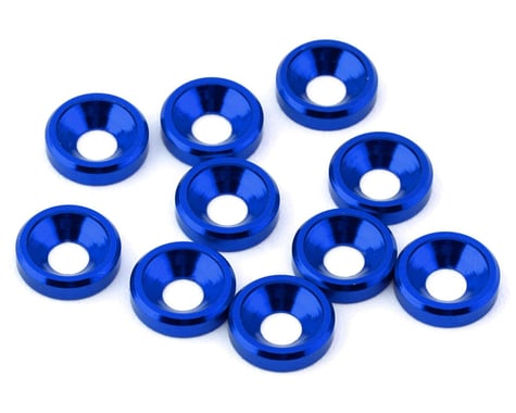 eXcelerate 3mm Countersunk Washers (Blue) (10)