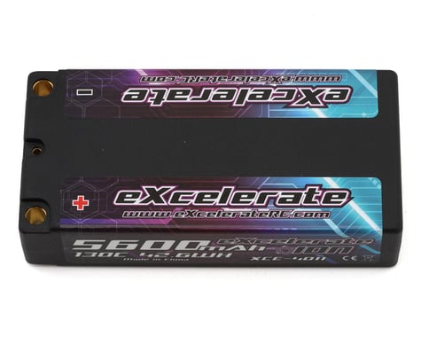 eXcelerate ION 2S Hardcase 130C Low CG "Shorty" LiPo Battery