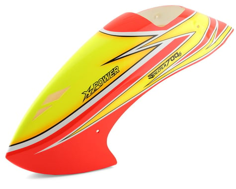 XLPower Specter 700 V2 Canopy (Red/Yellow)