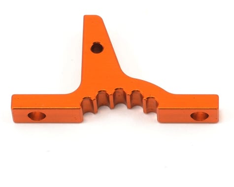 XRAY Aluminum Upper Bulkhead Clamp (Orange) (1)