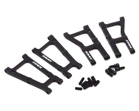 XRAY Aluminum Front & Rear Suspension 1-Hole Arm Set (2+2)